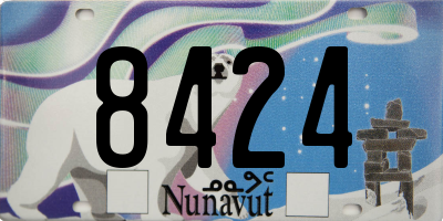 NU license plate 8424