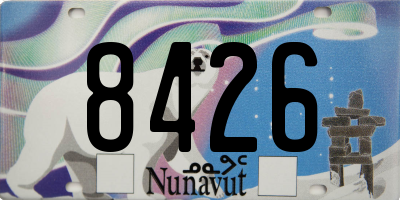 NU license plate 8426