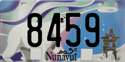 NU license plate 8459