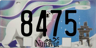 NU license plate 8475