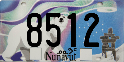 NU license plate 8512