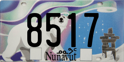 NU license plate 8517