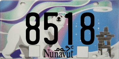 NU license plate 8518