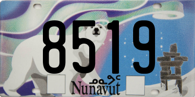 NU license plate 8519