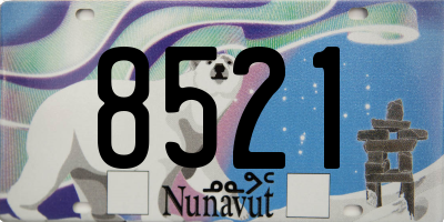 NU license plate 8521