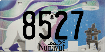 NU license plate 8527