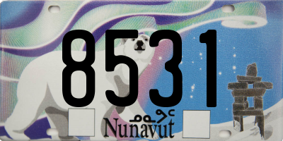 NU license plate 8531