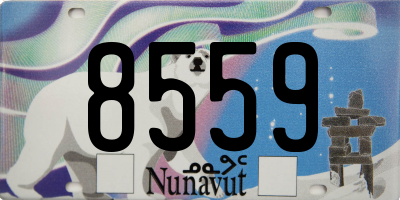 NU license plate 8559