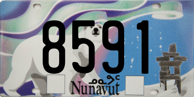 NU license plate 8591