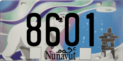 NU license plate 8601