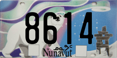 NU license plate 8614