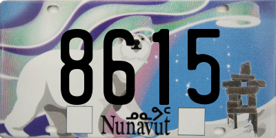 NU license plate 8615