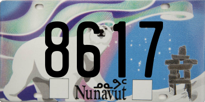 NU license plate 8617