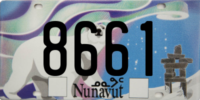 NU license plate 8661