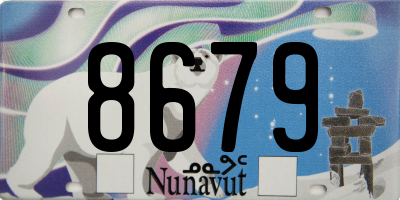 NU license plate 8679