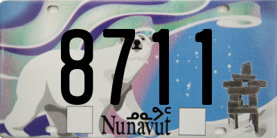 NU license plate 8711