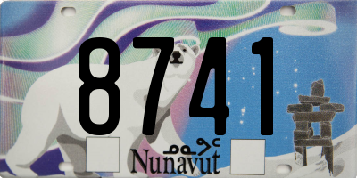 NU license plate 8741