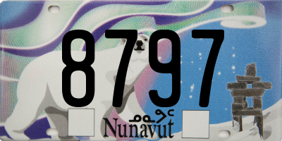 NU license plate 8797