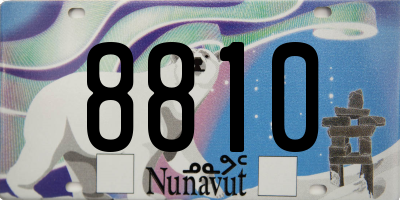 NU license plate 8810