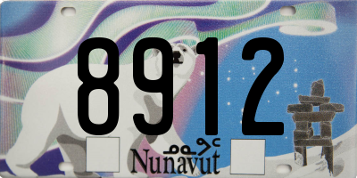 NU license plate 8912