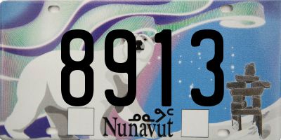 NU license plate 8913