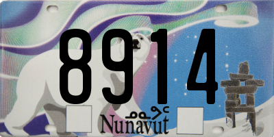 NU license plate 8914