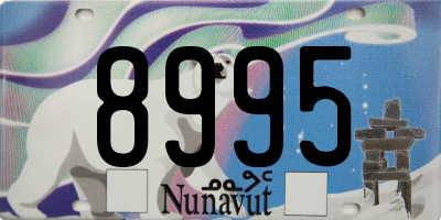 NU license plate 8995