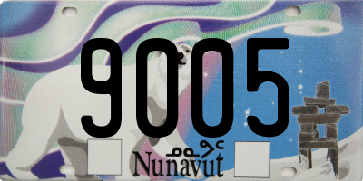 NU license plate 9005