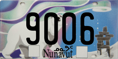 NU license plate 9006