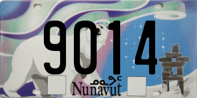 NU license plate 9014