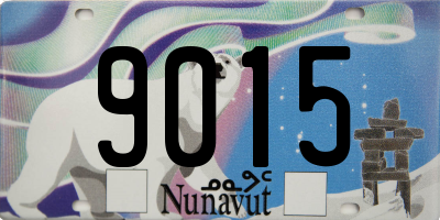 NU license plate 9015