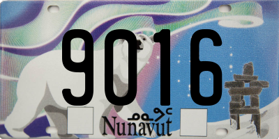 NU license plate 9016