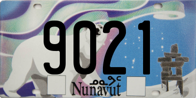 NU license plate 9021