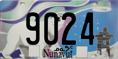 NU license plate 9024