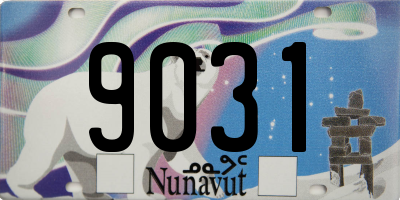 NU license plate 9031