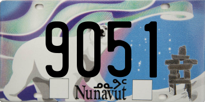 NU license plate 9051