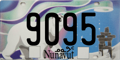 NU license plate 9095