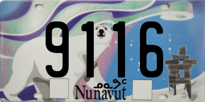 NU license plate 9116