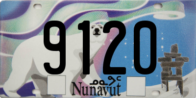 NU license plate 9120