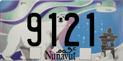 NU license plate 9121