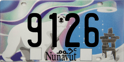 NU license plate 9126