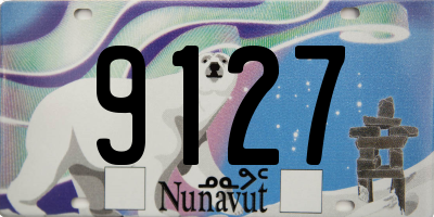 NU license plate 9127