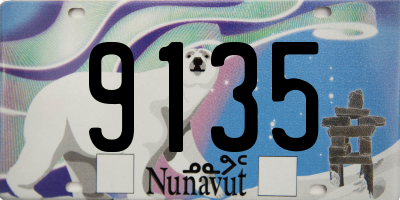 NU license plate 9135