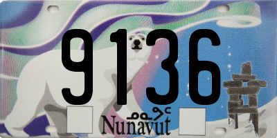 NU license plate 9136