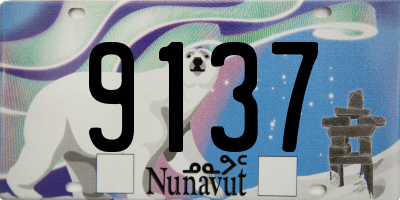 NU license plate 9137