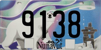 NU license plate 9138