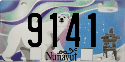 NU license plate 9141