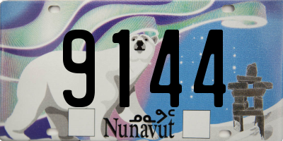 NU license plate 9144