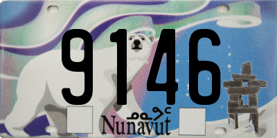 NU license plate 9146