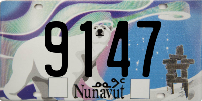 NU license plate 9147